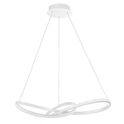 Lustra LED design modern Fusion, alb