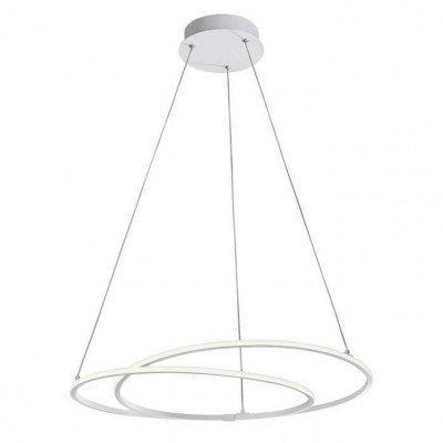 Lustra suspendata LED design modern Viarregio alb