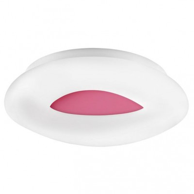 Plafoniera LED dimabila, design modern Cia roz, 45cm