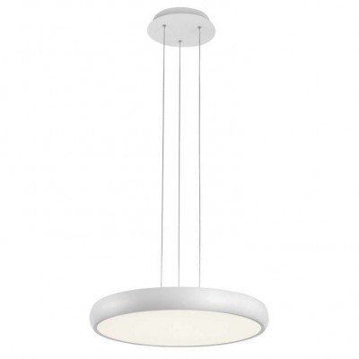 Lustra LED suspendata design modern Gap, alb