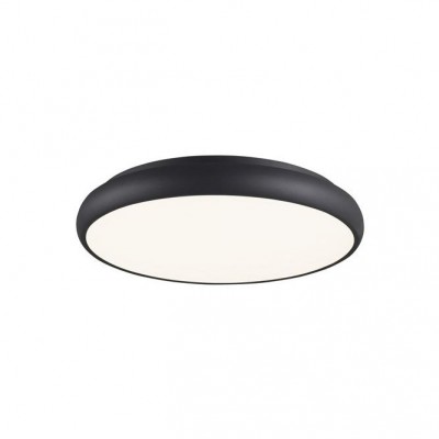 Plafoniera LED design modern Gap negru, 41cm