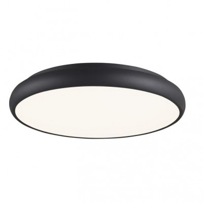 Plafoniera LED design modern Gap negru, 61cm