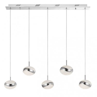 Lustra cu 5 pendule LED design modern Delano