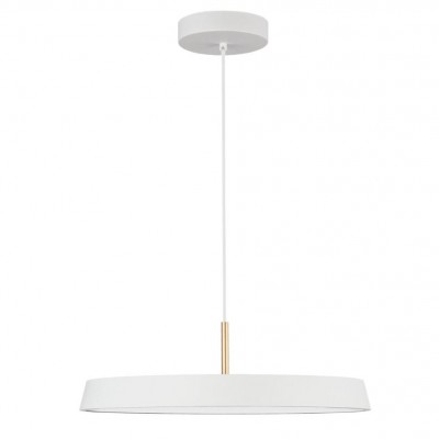 Lustra LED design modern VETRO 50cm, alb