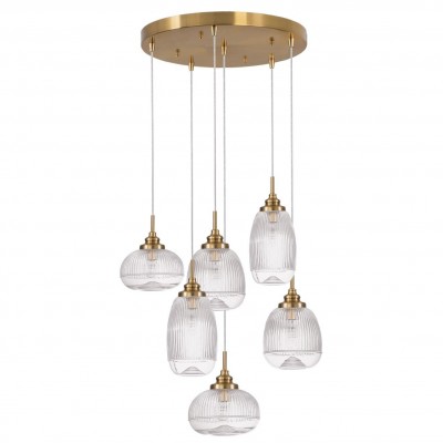 Lustra cu 6 pendule design modern Mond