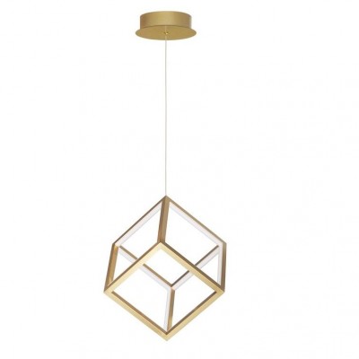 Lustra / Pendul LED design modern geometric GABBIA auriu