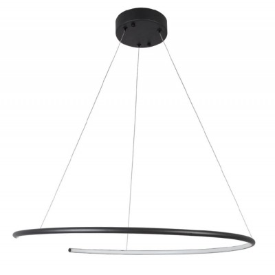 Lustra LED design modern BREDA negru