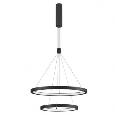 Lustra LED design modern circular EMPATIA II negru