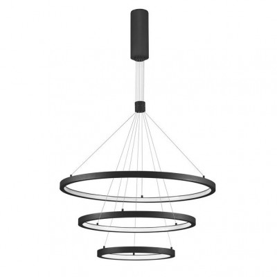 Lustra LED design modern circular EMPATIA III negru