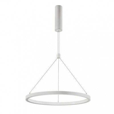 Lustra LED design modern circular EMPATIA I alb