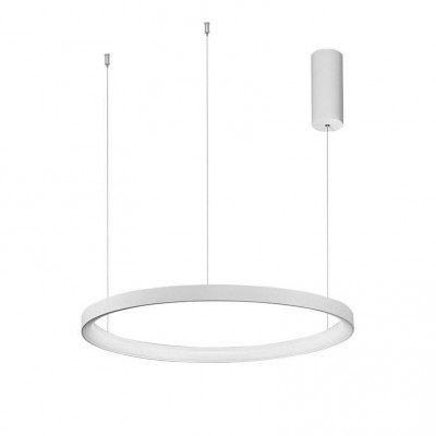 Lustra LED design modern circular PERTINO alba 48W