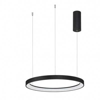 Lustra LED design modern circular PERTINO negru 38W