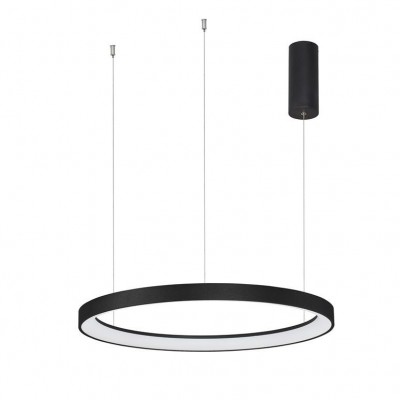 Lustra LED design modern circular PERTINO negru 48W