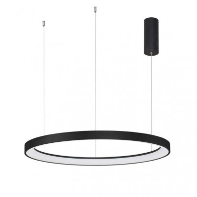 Lustra LED design modern circular PERTINO negru 60W