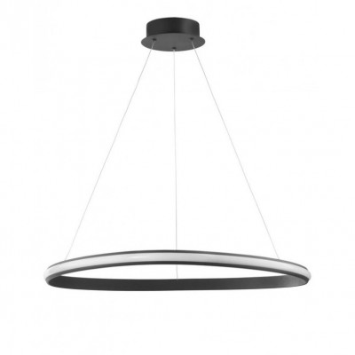 Lustra LED design modern circular ARIES negru 