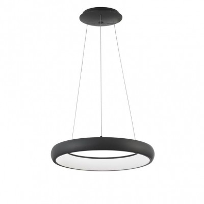 Lustra LED design modern circular ALBI 32W negru