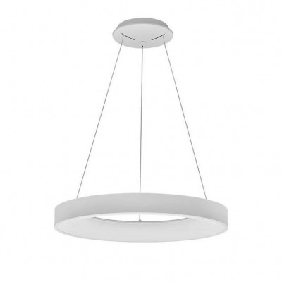 Lustra LED design modern circular RANDO THIN alba 3000K