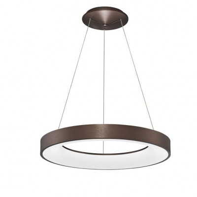 Lustra LED design modern circular RANDO THIN cafenie 3000K