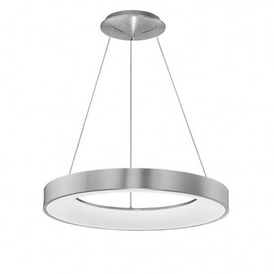 Lustra LED design modern circular RANDO THIN argintie 3000K