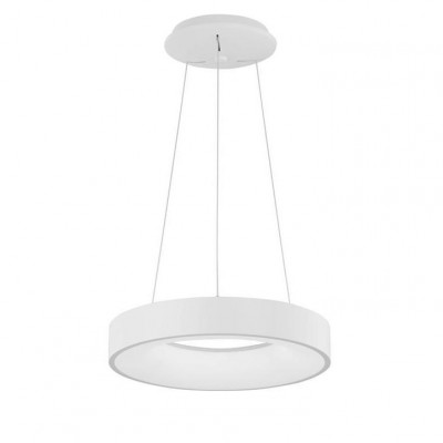 Lustra LED design modern circular RANDO THIN alba 3000K