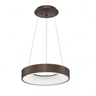 Lustra LED design modern circular RANDO THIN cafenie 3000K