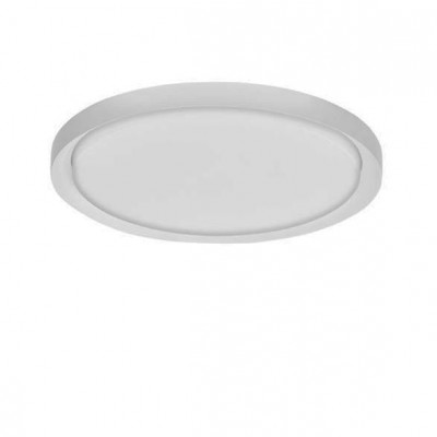 Plafoniera LED moderna design slim Ø56cm TROY alba