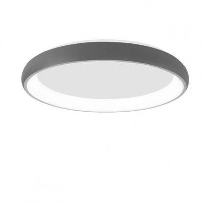 Plafoniera LED moderna design slim Ø61cm ALBI gri 