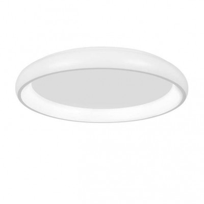 Plafoniera LED moderna design slim Ø61cm ALBI alba