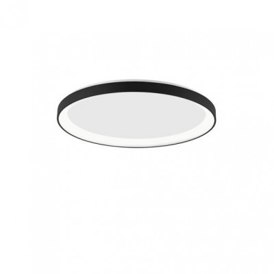 Plafoniera LED moderna design slim Ø38cm PERTINO negru