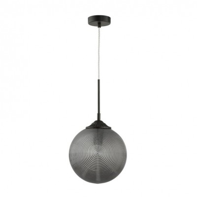 Lustra / Pendul design modern Athena negru/fumuriu