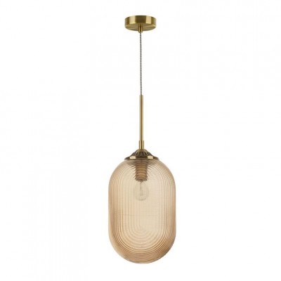 Lustra / Pendul design modern Athena II alama/champagne