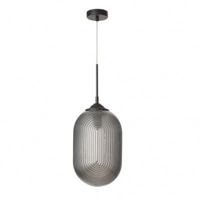 Lustra / Pendul design modern Athena II negru/fumuriu