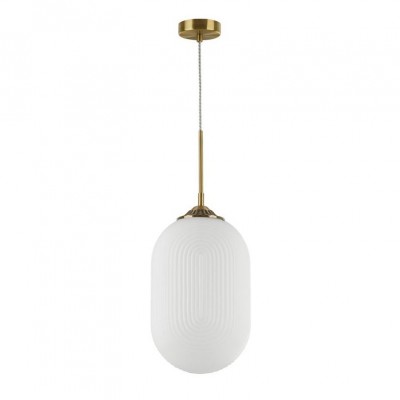 Lustra / Pendul design modern Athena II alama/alb