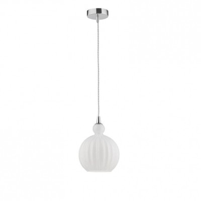 Lustra / Pendul design modern Ø15cm Odell alb