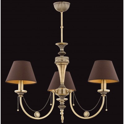 Candelabru 3 brate design clasic realizat manual Dorato