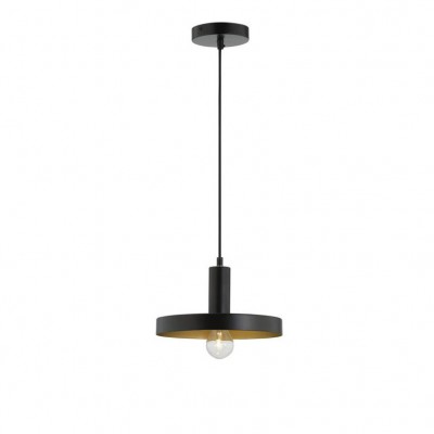 Pendul design modern Garni negru/auriu