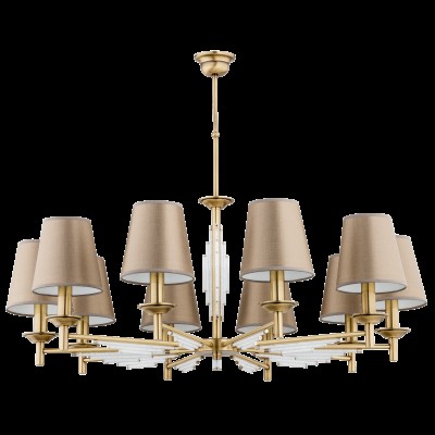 Candelabru 10 brate realizat manual, Cristal Swarovski Fellino