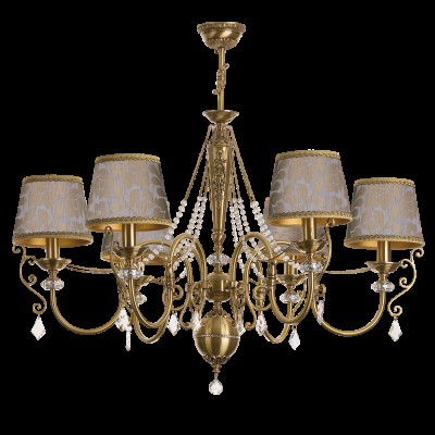 Candelabru 6 brate design clasic realizata manual, Cristal Swarovski Luca