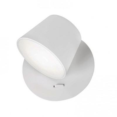 Aplica perete LED directionabila design modern Amadeo alba