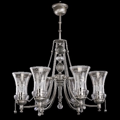 Candelabru 6 brate realizat manual, Cristal Swarovski Nico