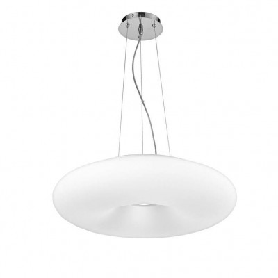 Lustra moderna design circular Ø53cm Bianco