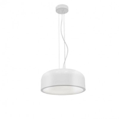 Lustra design modern Ø35cm Perleto alba