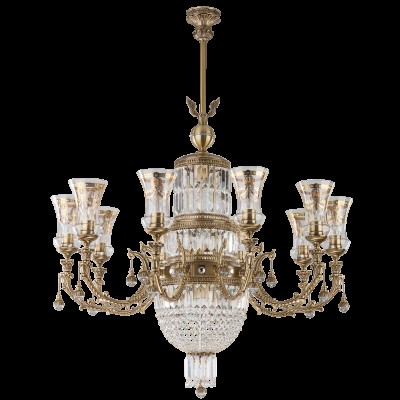 Candelabru regal, elegant design LUX, cristal Swarovski Sienna