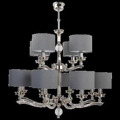 Candelabru 12 brate design modern realizat manual Tivoli