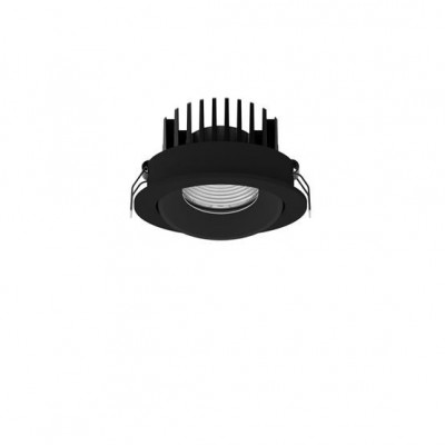 Spot LED incastrabil de exterior IP65 BLADE negru Ø9cm