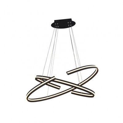 Lustra LED dimabila, design modern Alessia DIMM, 80cm