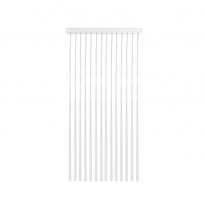 Lustra LED design modern minimalist 45cm Louise 14 white