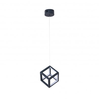 Pendul LED design modern geometric Strange 1 black