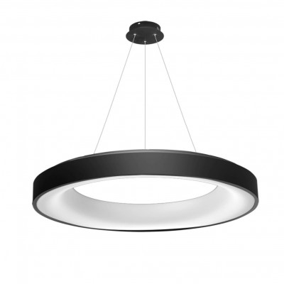 Lustra LED dimabila cu telecomanda SOVANA 80 neagra