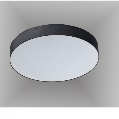 Plafoniera LED design slim MONZA II R40 3000K neagra